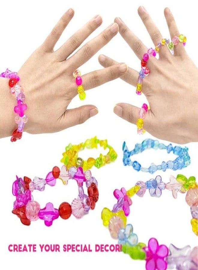 Tera13 TERA 13 ABS Beads for Kids Crafts Children's Jewelry Making Kit (1 pcs) DIY Bracelets Necklace Hairband and Rings Craft Kits Birthday for 4, 5, 6, 7-Year-Old Little Girls, Kanjak Gifts (Straw-Berry) - Image 5